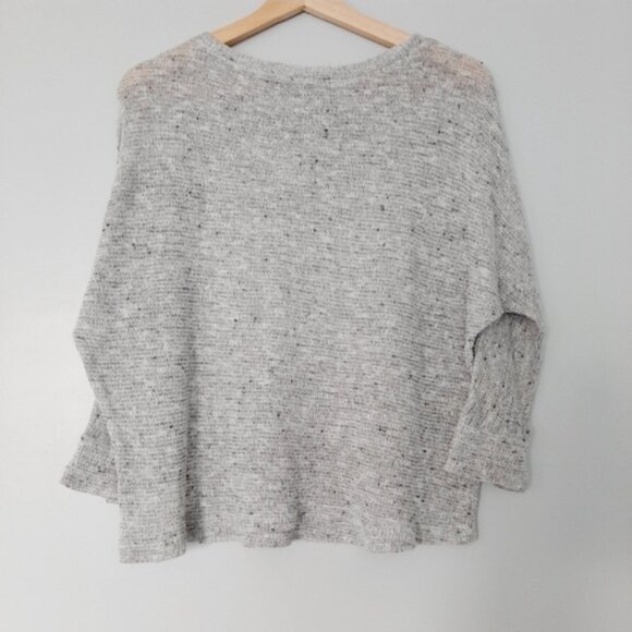 FOREVER 21 | Soft Dolman Sleeve Lightweight Fine Knit Sweater Top Gray Sz M - Picture 10 of 15